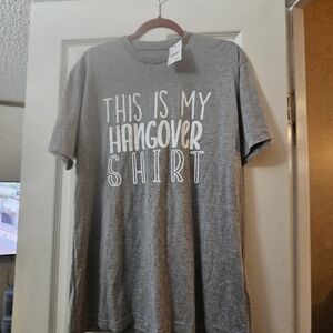 Gray Hangover Graphic T-Shirt
